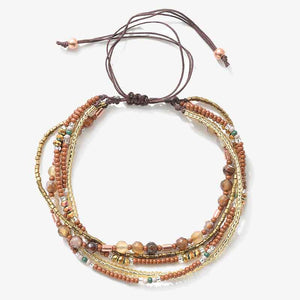 Handmade layers beaded bracelets good gifts for boys and girls