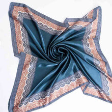 Load image into Gallery viewer, Blue/Coffee Bandana Scarves