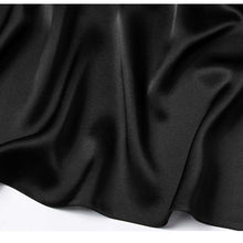Load image into Gallery viewer, Fashionable Simple Natural Silk Bandanas Black/Beige