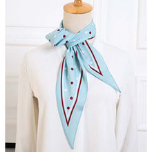 Load image into Gallery viewer, Dots Bandana Blue/White Women