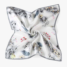 Load image into Gallery viewer, White bandana print scarf nice gift for women