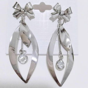 Bow Leaf Earrings