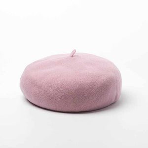 Fashionable Wool Beret Hats 8 Colors for Women