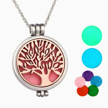 Load image into Gallery viewer, Lift tree glow locket necklace gifts for girls and boys