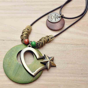 Premium Wax Cord Classic Heart Necklace for boys and girls