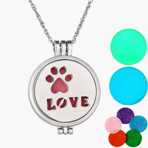 Love glow locket necklace for girlfriend boy friend
