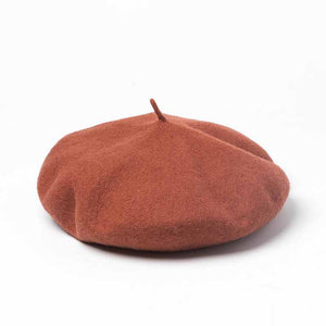Soft and comfy wool beret hats for women and men
