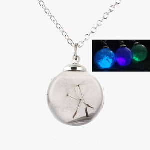 Dandelion Light Glow necklace jewelry for women and men