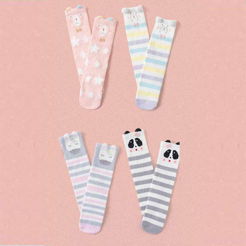 Parent-child winter socks
