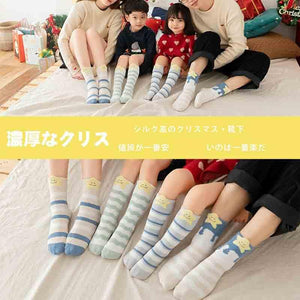 parent-child coral velvet winter socks