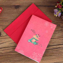 Load image into Gallery viewer, Christmas deer cards for you