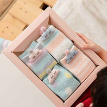 Load image into Gallery viewer, Coral velvet winter socks for adults, babies and kids